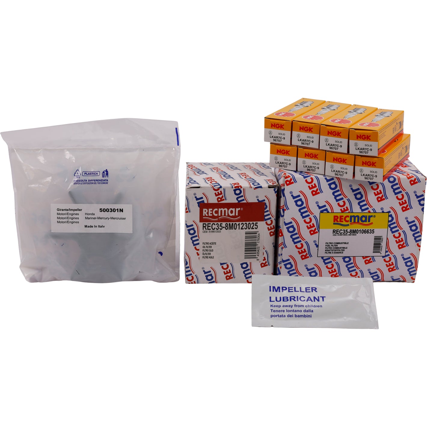 Palby Mercury Servicekit 11 – vollständiges Wartungsset für Mercury V8 250 & 300 PS (4
