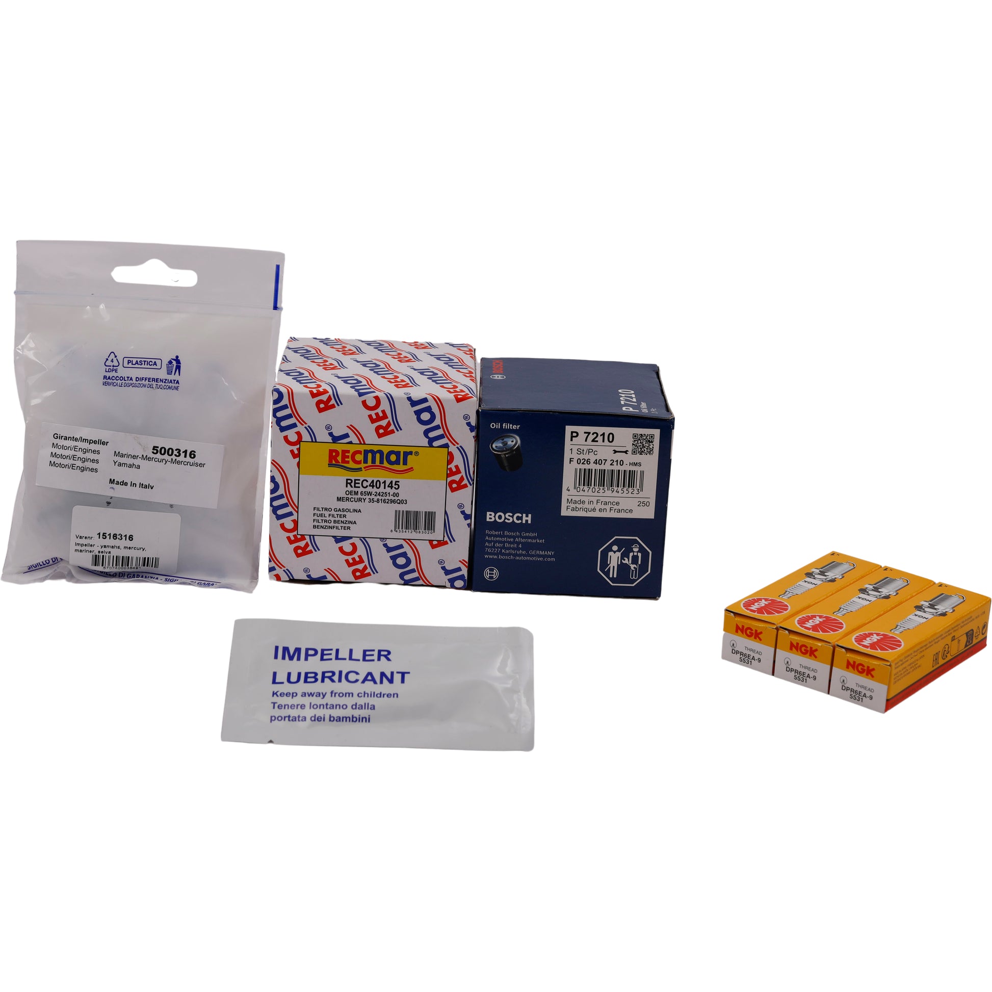 Palby Yamaha Servicekit 5 – Wartungsset für Yamaha F40B Außenbordmotor