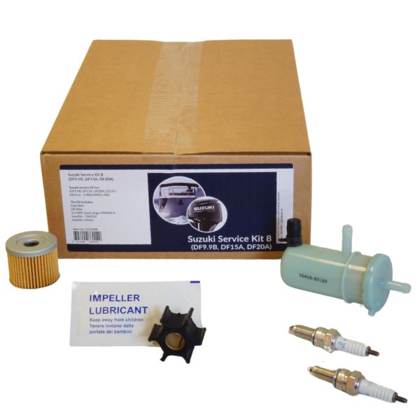 Palby Suzuki Servicekit 8 – Wartungsset für DF9.9B
