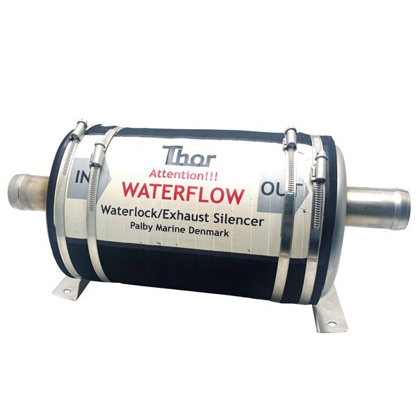 1852 Schalldämpfer Inhalt=3l Schlauchanschluss D=45mm