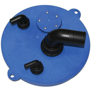 Nuova Rade Inspektionsdeckel für Wassertank blau