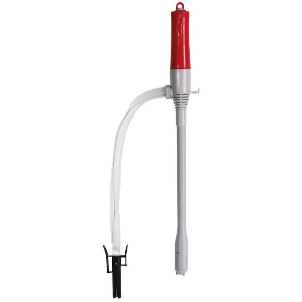 Brennstoff Tankpumpe batteriebetrieben 9l/min (2xD) Saugschlauch L=385mm Füllschlauch L=560mm