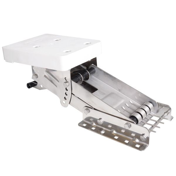 Aussenbordmotor-Halterung rostfreier Stahl mit Kunststoffplatte für Motoren bis 50kg