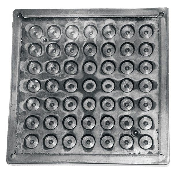 1852 Gummiplatte für Auflagen 200x200mm