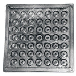 1852 Gummiplatte für Bootsgestell-Auflagen – Rumpfschutz 200 × 200 mm