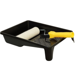 Rollerset Farbwanne + Farbrolle Schaumstoffrolle B=18cm