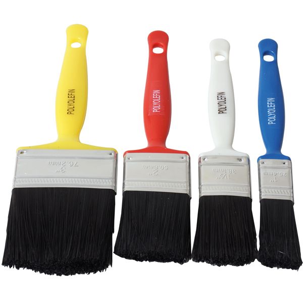 1852 Flachpinsel-Set – 4 Pinsel für alle Lackarten (25–70 mm)
