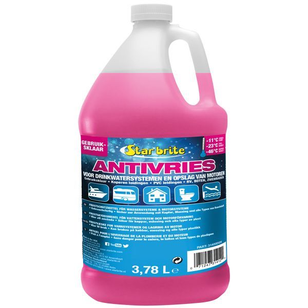 Star Brite Premium Frostschutzmittel -46 °C – Winterschutz für Wassersysteme & Motoren