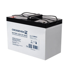 Crosseven Batterie AGM 12 V 80 Ah