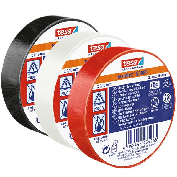 Tesa Isolierband – elektrisches Isolier- und Reparaturband