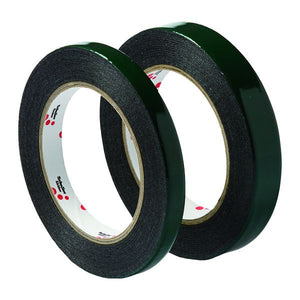 Tape doppelseitig klebend für Ausseneinsatz B=19mm L=5m schwarz