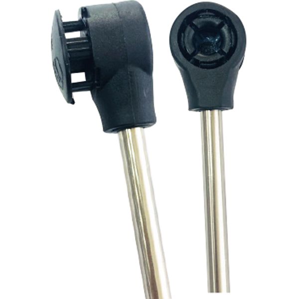 Endstück für Gasdruckdämpfer mit Kolben D=6mm aus Kunststoff 2 Stück