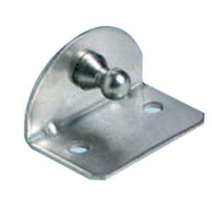 Montagebeschlag für Gasdruckdämper mit Kugel-Aufnahme D=8mm 90° Winkel innen
