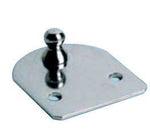 Montagebeschlag für Gasdruckdämper mit Kugel-Aufnahme D=8mm 90° flach