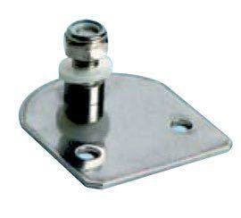 Montagebeschlag für Gasdruckdämper mit Augen-Aufnahme D=8mm 90° flach