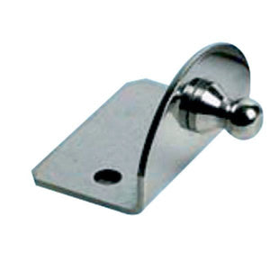 Montagebeschlag für Gasdruckdämper mit Kugel-Aufnahme D=8mm 90° Winkel aussen