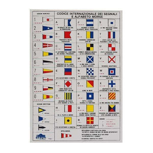 Gotthardt Aufkleber Morse-Alphabet – Flaggencodes auf einen Blick