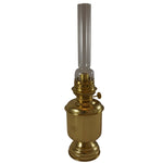 DHR Tischlampe aus Messing – klassische Bordlampe ohne Schirm und Schirmhalter