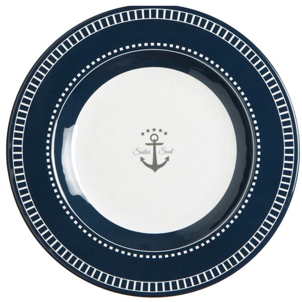 Marine Business Sailor Soul Frühstücksteller – 6er-Set