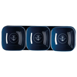 Marine Business Sailor Soul Snackschalen-Set – stilvolles Bordgeschirr