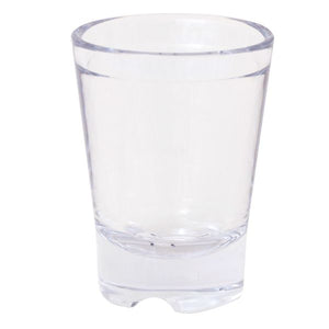Strahl Schnapsglas aus Polycarbonat – bruchsicheres Bordglas im 12er-Set