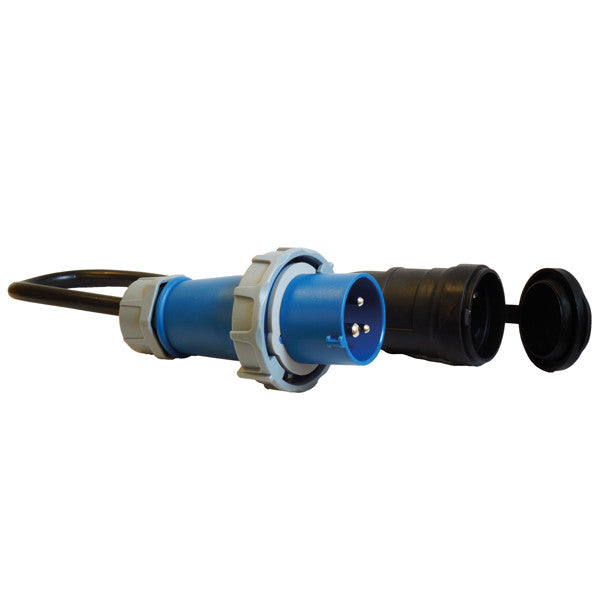 1852 Adapter CEE-Kupplung auf Schuko-Stecker – wasserdicht IP67