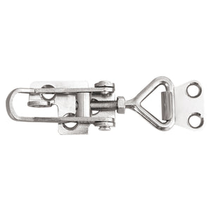 1852 Hebelverschluss rostfreier Stahl mit Hakenbeschlag L=76mm B=26mm