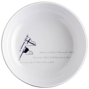 MARINE BUSINESS Welcome on Board Schüssel D=15cm Gewicht =145g rutschfest 6 Stück