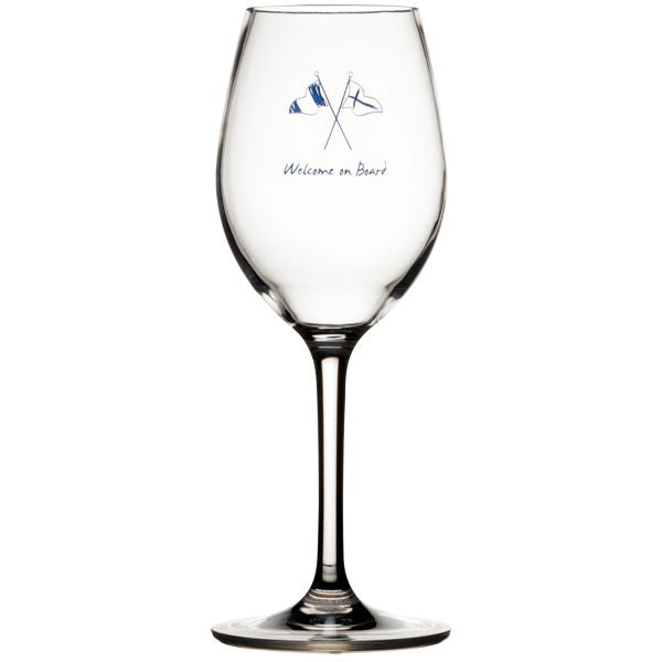 MARINE BUSINESS Welcome on Board Weinglas D=6cm H=21cm 325ml 6 Stück