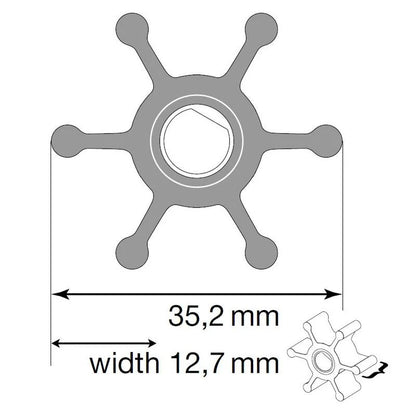 Johnson Impeller für F2 Pumpe