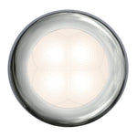 Hella LED RND SL WRM WHT 12V SS RIM