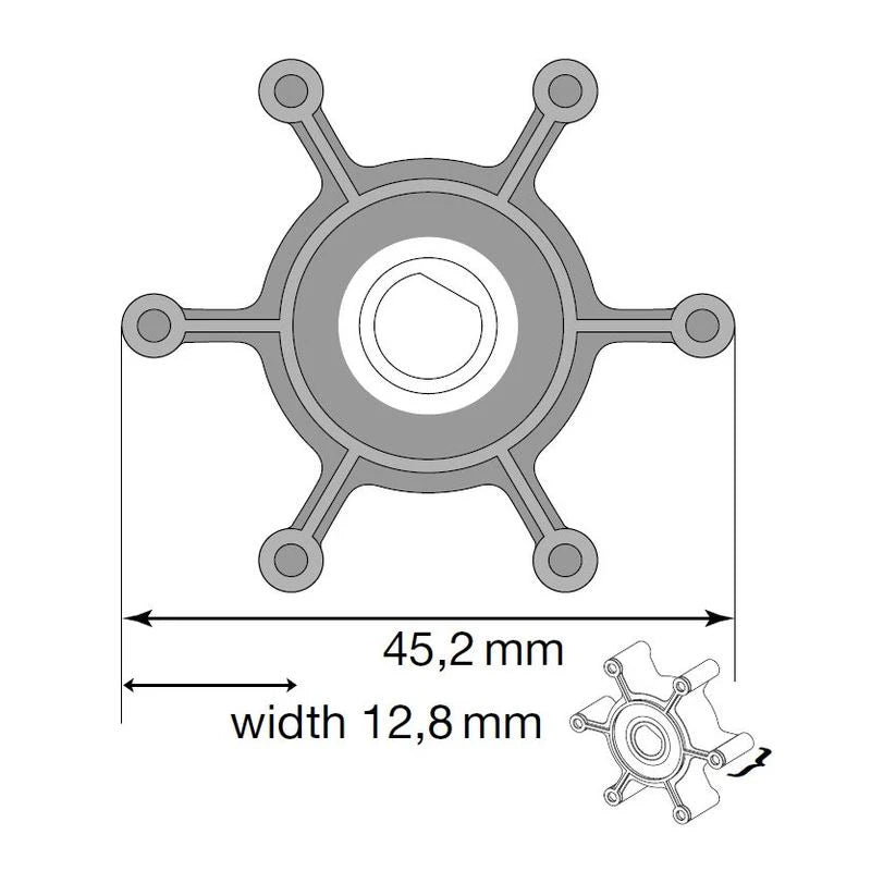 Johnson Impeller für TA3P Pumpe