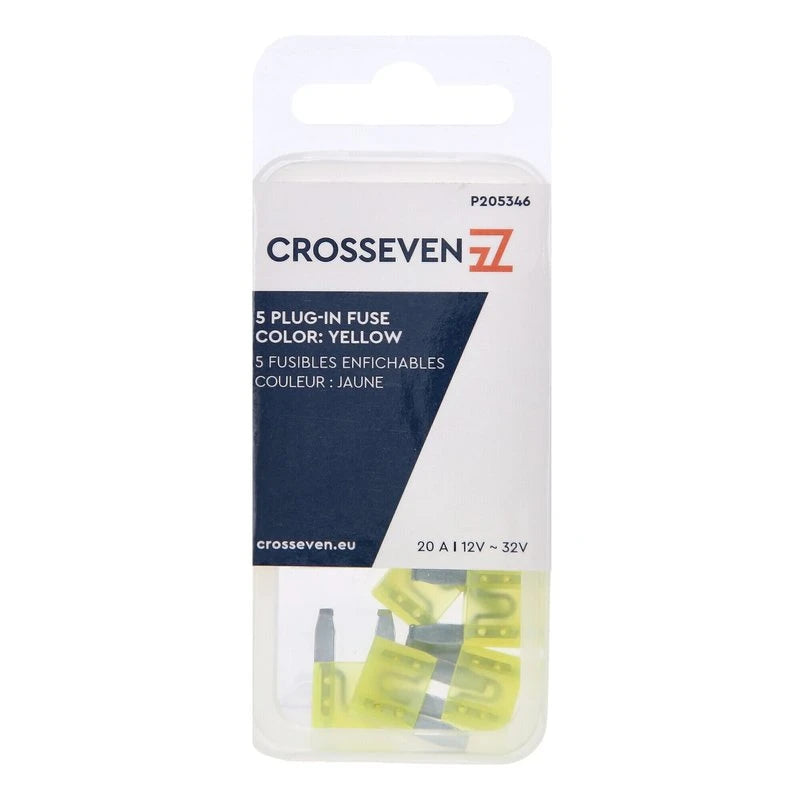 Crosseven Mini-Stecksicherung 20 A - Gelb