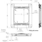 Skyscreen Roller Recessed weiß