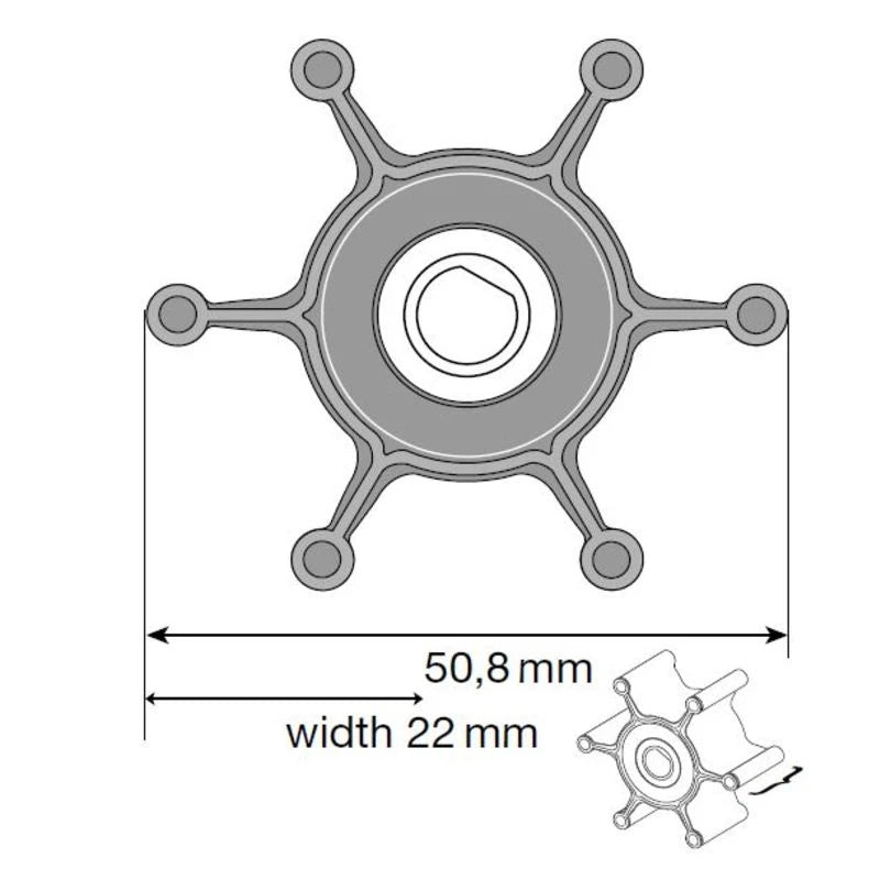 Johnson Impeller für F4 Pumpe
