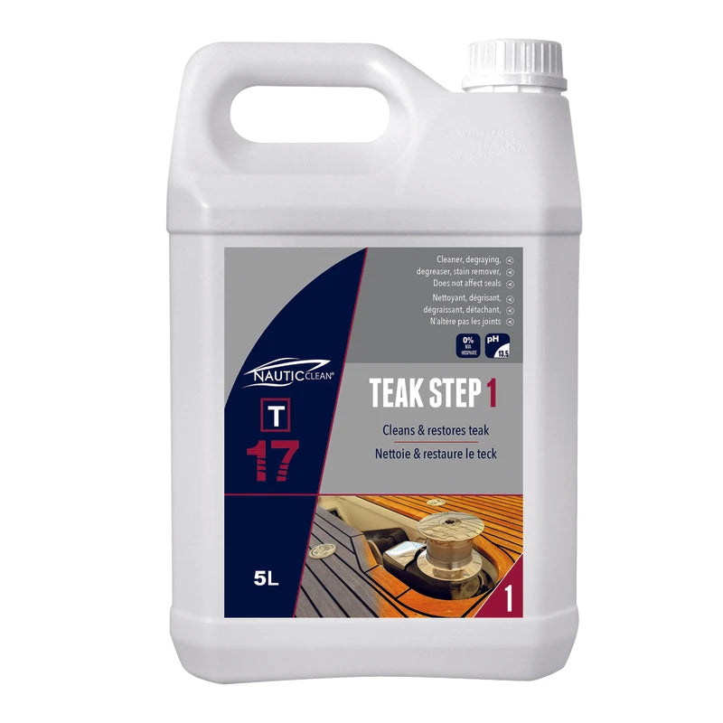 NAUTICclean 17 Teak Reiniger Step 1