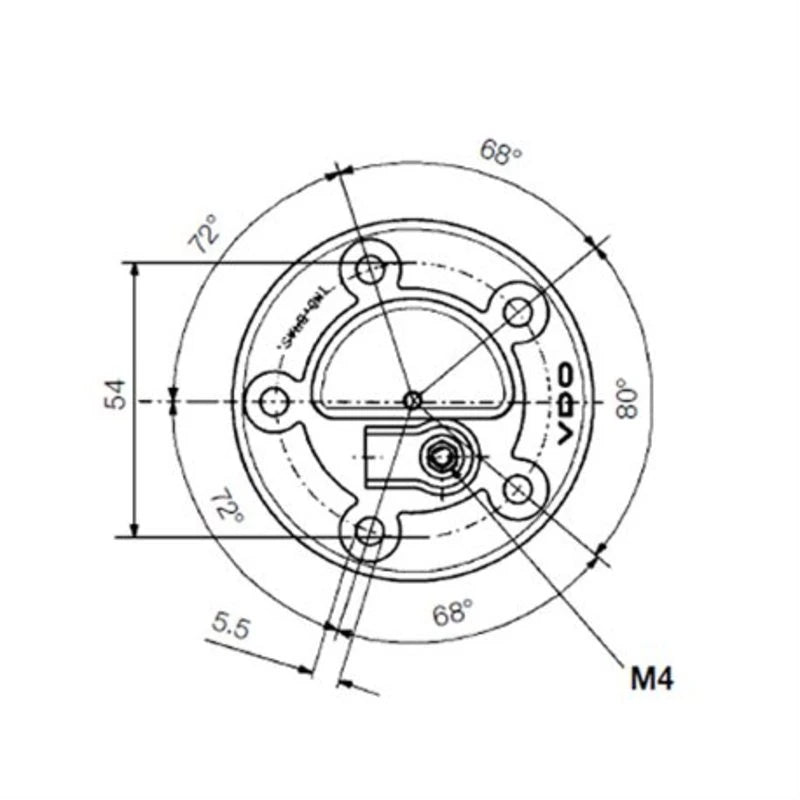 Veratron VDO 450 MM  STAINLESS STEEL