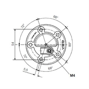 Veratron VDO 450 MM  STAINLESS STEEL