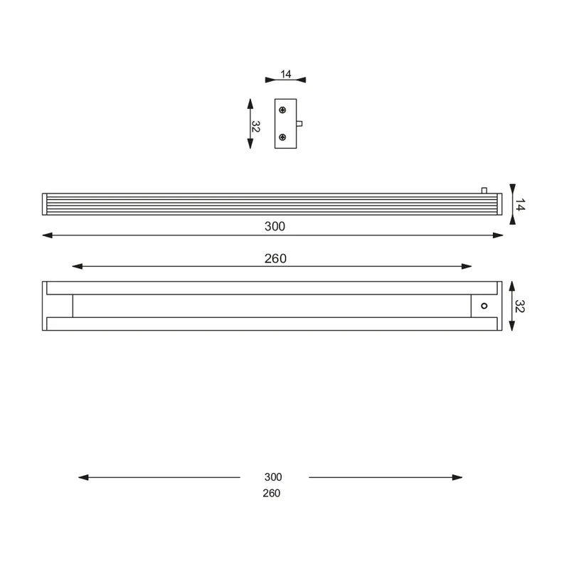 Prebit LED-Unterbauleuchte UB01-1