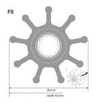 Johnson Impeller für F8 Pumpe