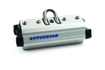 Rutgerson Großschot-Traveller mit Bügel und Umlenkung – harteloxiertes Aluminium mit Roll-Link-Lagern