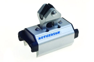 Rutgerson Großschot-Traveller mit Bügel – harteloxiertes Aluminium mit Roll-Link-Lager