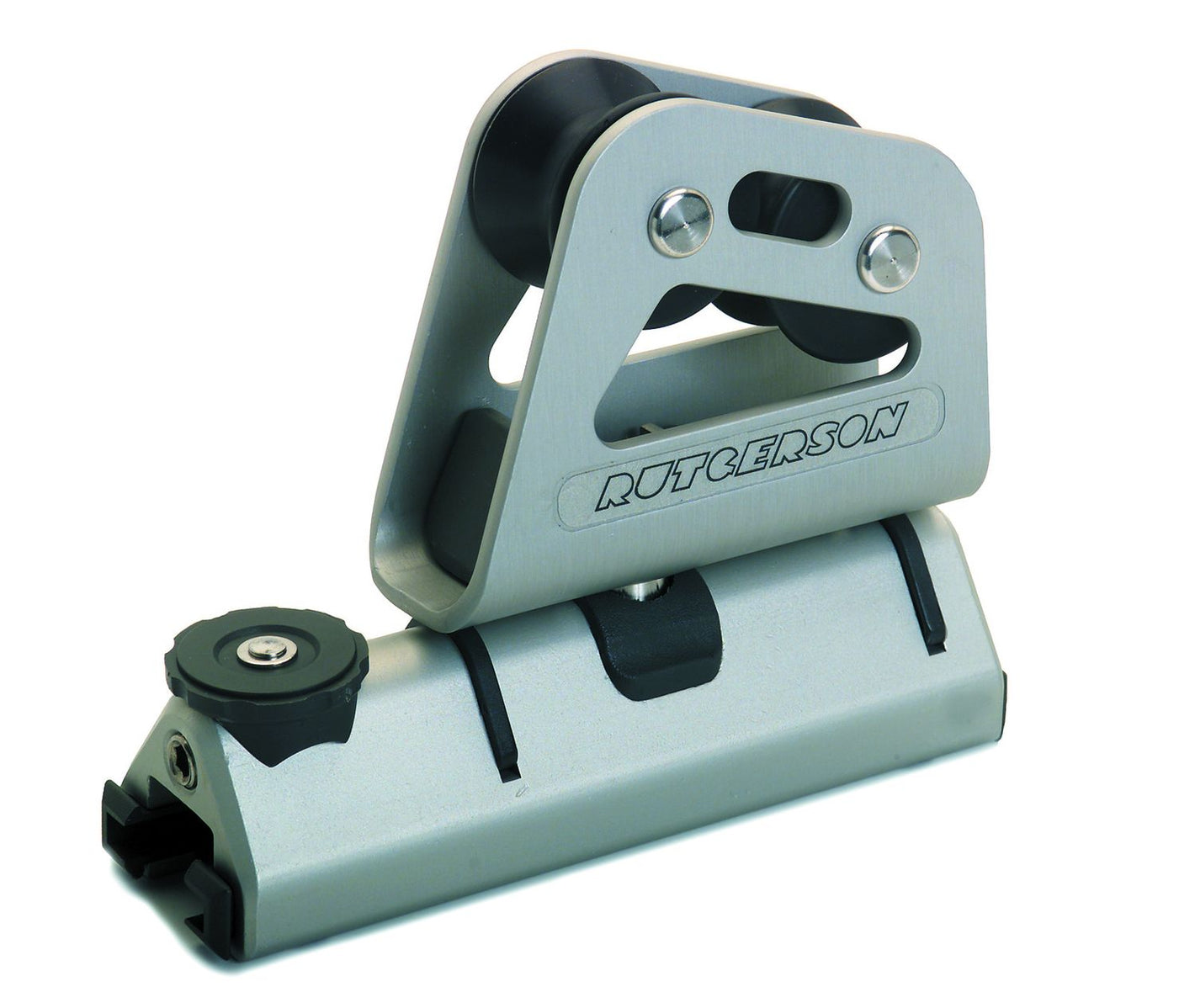 Rutgerson Genua-Traveller 32 mm mit Stopper – harteloxiertes Aluminium