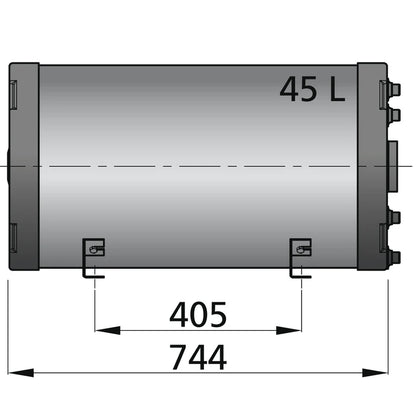 Vetus Warmwasserboiler 45 Ltr. doppelwandig
