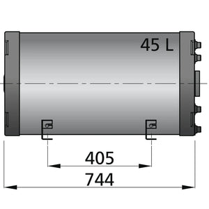 Vetus Warmwasserboiler 45 Ltr. doppelwandig