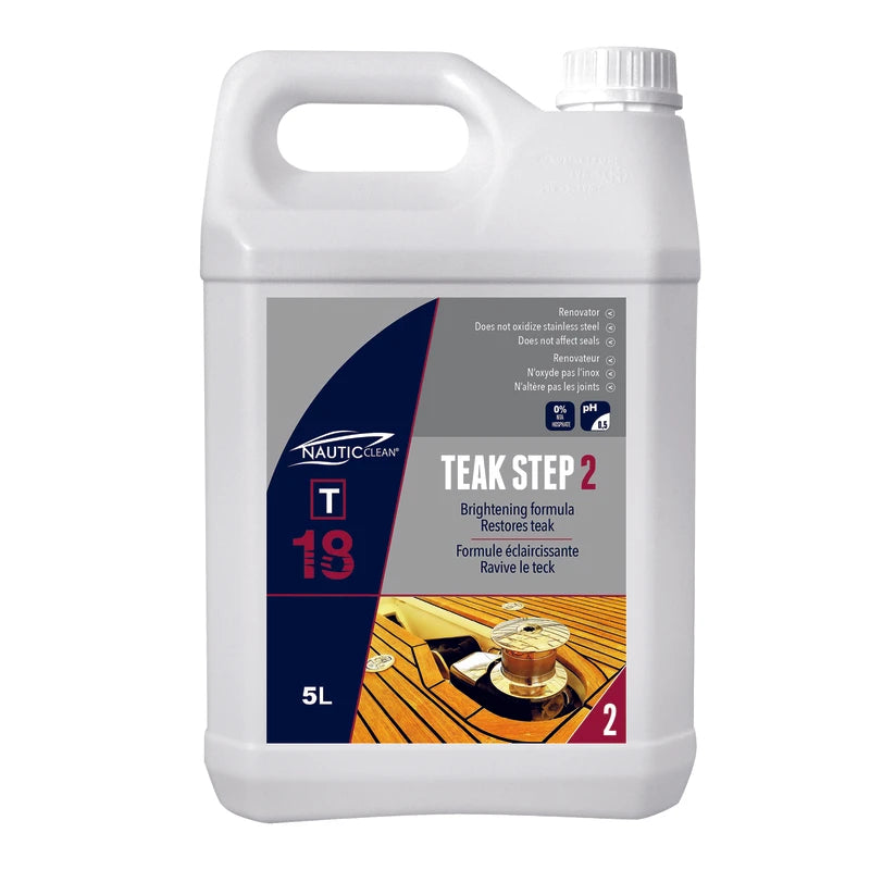 NAUTICclean 18 Teak Aufheller Step 2