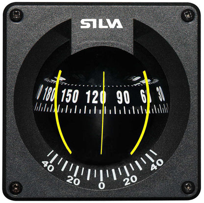 Silva Kompass 100B/H – kardanischer Schotteinbaukompass mit Beleuchtung