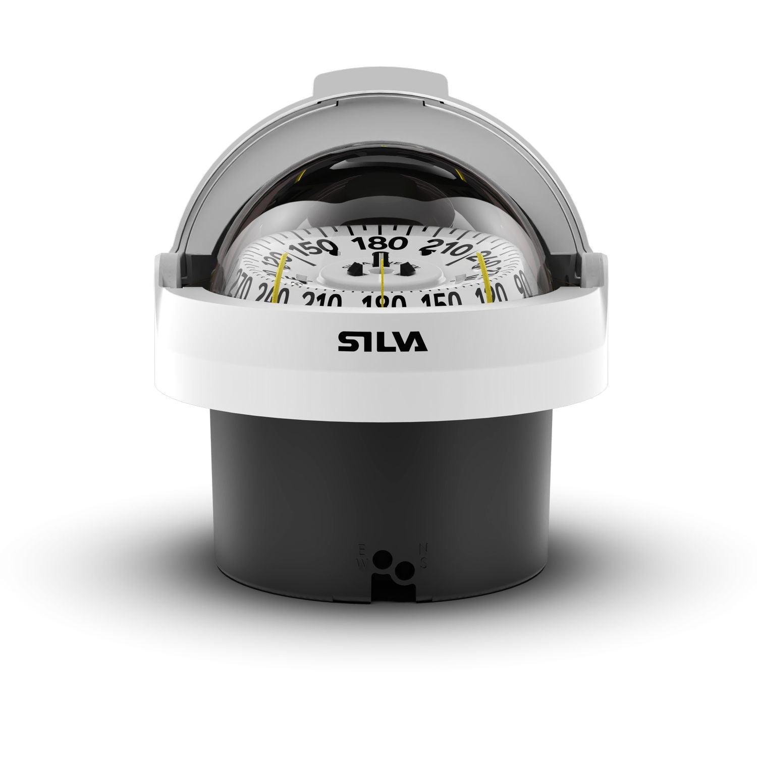 Silva Kompass 100FC – gedämpfter Einbau-Steuerkompass mit Doppelskala