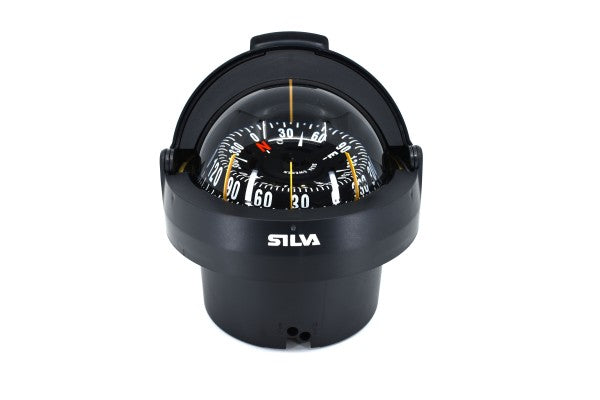 Silva Kompass 100FC – gedämpfter Einbau-Steuerkompass mit Doppelskala