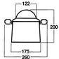 Silva Compass 125T-S Pacific Black with Column for Steel Boats